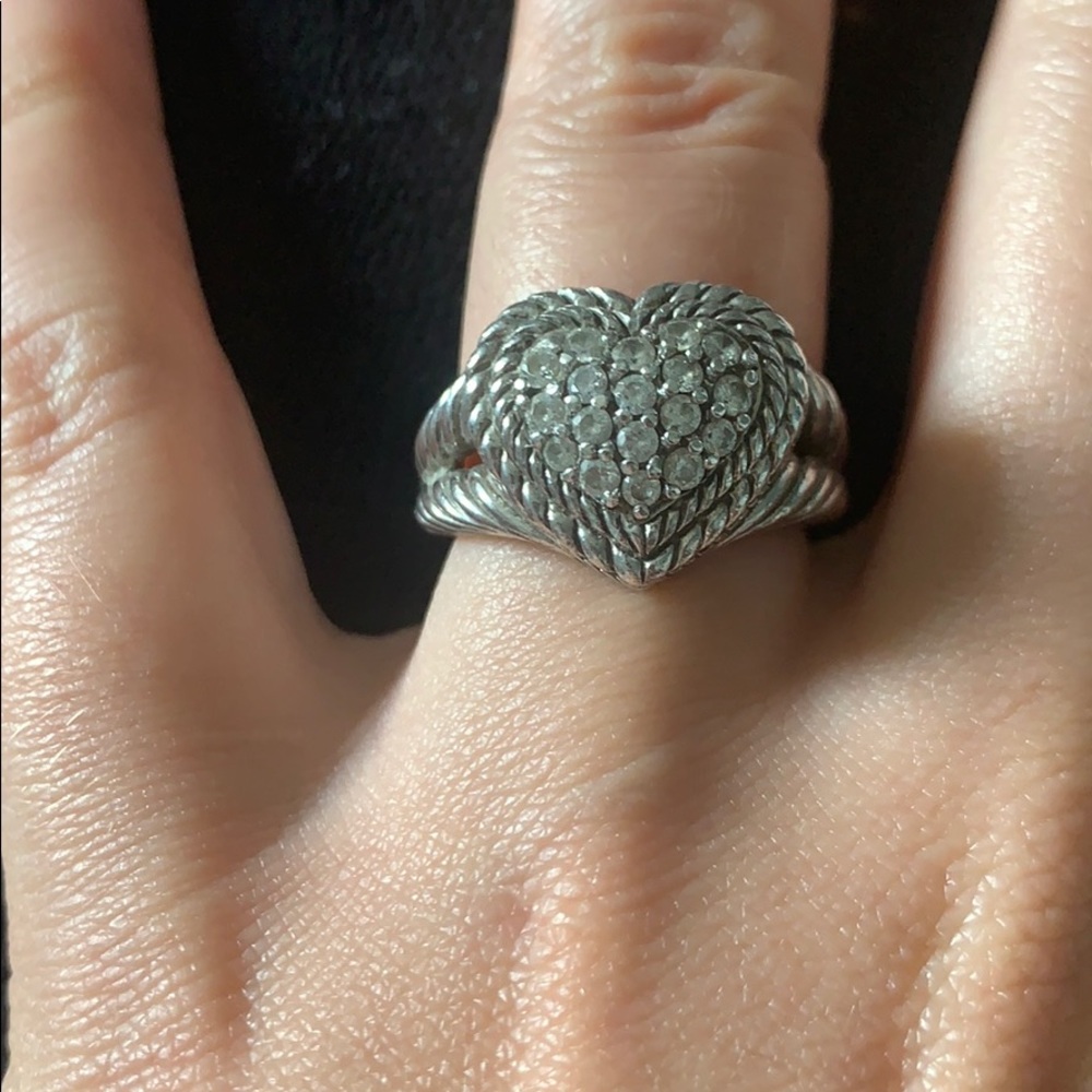 Judith Ripka Heart Ring - Picture 3 of 7
